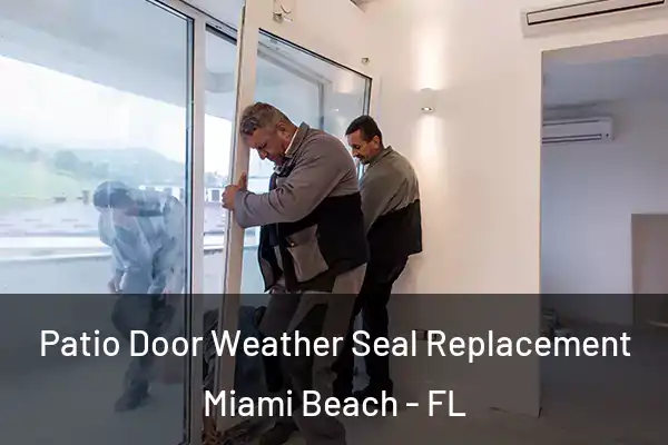 Patio Door Weather Seal Replacement Miami Beach - FL